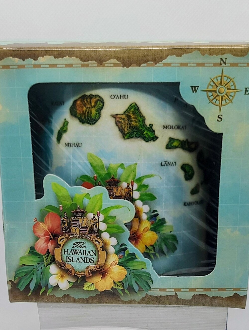 Hawaiian Coffee Tea Mug Vintage Map 500ml New In Box